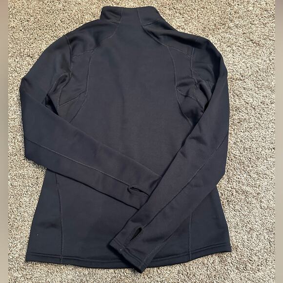 Patagonia Women's Black Quarter-Zip Sweater Fleece Medium - Picture 10 of 10